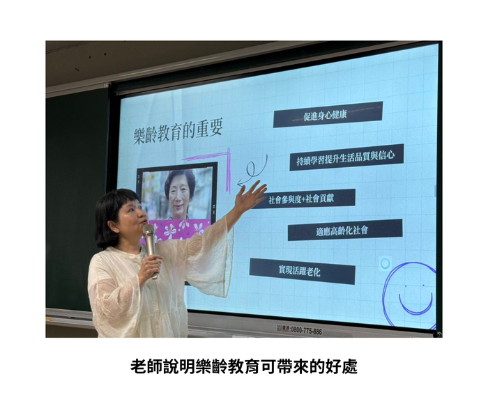 【師生聯誼】（114-1學期）114年11月26日 日間碩士班所友何妍儀 老師［樂齡教育學材分享］ 照片上傳圖片